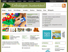 Tablet Screenshot of embalagemsustentavel.com.br